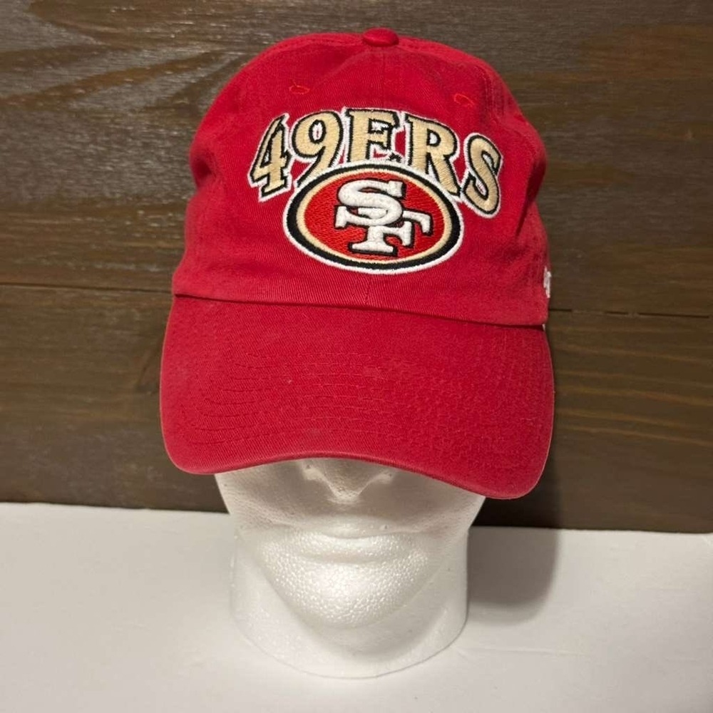 '47 Brand San Francisco 49ers Hat Cap Adjustable Strapback NFL Logo Red OSFA